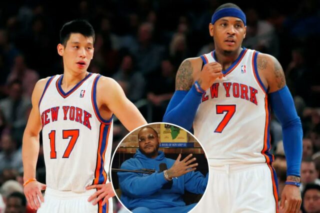 Carmelo Anthony convida Jeremy Lin em um podcast para abordar a briga de anos dos Knicks

