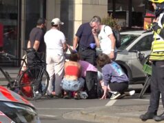 Carro entra em zona de pedestres matando 2 pessoas enquanto a polícia detém o motorista e investiga o motivo Carro entra em zona de pedestres matando 2 pessoas enquanto a polícia detém o motorista e investiga o motivo