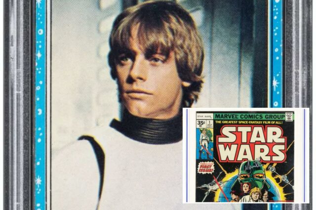Cartão de chiclete de Luke Skywalker é vendido por mais de US$ 730 mil
