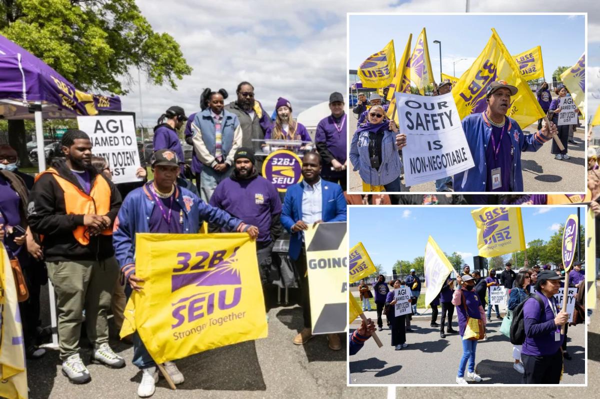 Centenas de pessoas se manifestam após reclamação 'bomba' expor condições de trabalho com risco de vida em JFK, LGA