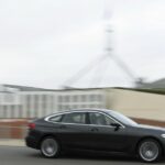 O novo comcar BMW Série 6 GT visto fora do Parlamento em Canberra na quarta-feira, 13 de maio de 2020.