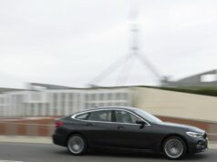Chefe espião alerta parlamentares sobre conversas em carros O novo comcar BMW Série 6 GT visto fora do Parlamento em Canberra na quarta-feira, 13 de maio de 2020.