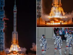 China lança espaçonave Shenzhou 23 com 1 de 3 astronautas programados para estadia de um ano China lança espaçonave Shenzhou 23 com 1 de 3 astronautas programados para estadia de um ano