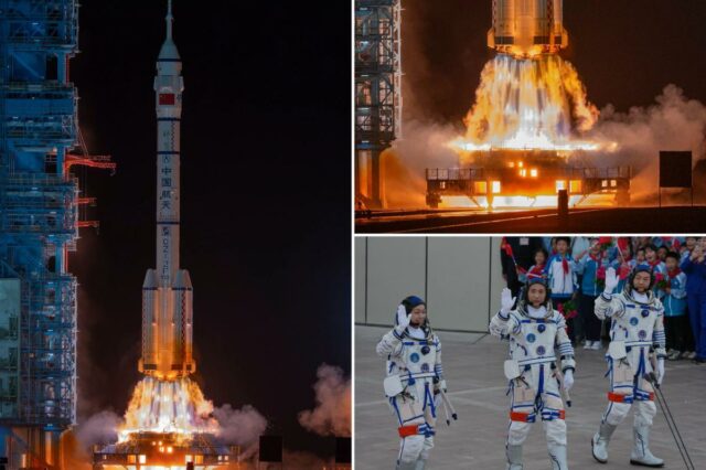 China lança espaçonave Shenzhou 23 com 1 de 3 astronautas programados para estadia de um ano
