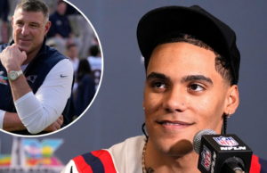 Christian Gonzalez, do Patriots, aborda o escândalo de ‘My Guy’ Mike Vrabel Feature Patriots Mike Vrabel evitou pergunta sobre Dianna Russini nos primeiros comentários públicos desde o escândalo