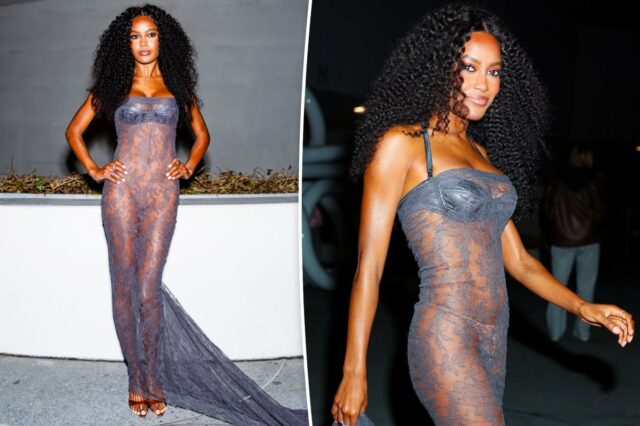 Ciara Miller brilha em renda transparente após a reunião de 'Summer House'

