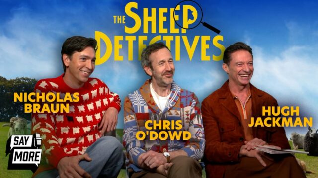 Co-estrelas de Hugh Jackman e Sheep Detectives testam curiosidades do filme
