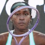 Coco Gauff Grand Slam de tênis do Aberto da França Roland Garros