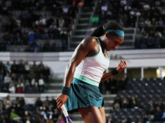 Coco Gauff chega novamente às semifinais do Aberto da Itália Coco Gauff, dos Estados Unidos, comemora após conquistar um ponto de Mirra Andreeva, da Rússia, durante sua partida no torneio de tênis Aberto da Itália em Roma, terça-feira, 12 de maio de 2026.