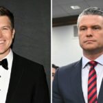 Colin Jost pode ter manifestado a citação bíblica de 'Pulp Fiction' de Pete Hegseth