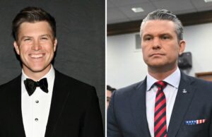 Colin Jost pode ter manifestado a citação bíblica de ‘Pulp Fiction’ de Pete Hegseth Colin Jost pode ter manifestado a citação bíblica de 'Pulp Fiction' de Pete Hegseth