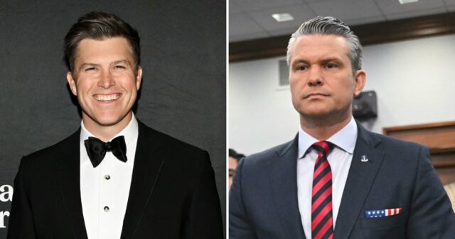 Colin Jost pode ter manifestado a citação bíblica de 'Pulp Fiction' de Pete Hegseth
