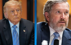 Com os índices de aprovação de Trump tão baixos, como é que ele continua a expulsar os rivais do Partido Republicano? O senador Bill Cassidy (R-LA), com sua esposa, Dra. Laura Cassidy ao seu lado, dirige-se a seus apoiadores ao admitir sua disputa nas eleições primárias durante um evento no Boudreaux's Caterers em 16 de maio de 2026 em Baton Rouge, Louisiana. O titular de dois mandatos, que votou a favor do impeachment do presidente Trump em 2021, não conseguiu se defender de dois adversários primários, a deputada Julia Letlow, apoiada por Trump, e o tesoureiro estadual John Fleming, que se encaminham para um segundo turno no final de junho.