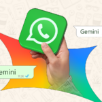 Assistente Gemini AI rodando em um telefone.