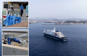 Comissário de bordo hospitalizado após entrar em contato com passageiro de navio de cruzeiro com hantavírus que morreu Comissário de bordo hospitalizado após entrar em contato com passageiro de navio de cruzeiro com hantavírus que morreu
