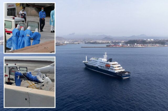 Comissário de bordo hospitalizado após entrar em contato com passageiro de navio de cruzeiro com hantavírus que morreu
