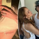 Como Jennifer Lopez mudou sua tatuagem dedicada a Ben Affleck após o divórcio
