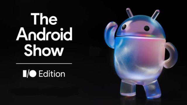 Logotipo do Android 17 com o mascote do Android aparecendo na parte inferior.