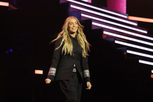 Alex Cooper speaks onstage during the YouTube Brandcast event at Lincoln Center on May 13, 2026, in New York City.