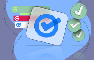 Continuo voltando ao Google Tarefas, não importa o que eu tente, e finalmente entendo o porquê Ilustração do ícone do Gmail centralizado em um fundo colorido, com vários ícones do Google Tasks empilhados no lado esquerdo, um deles sobreposto ao logotipo do Gmail.