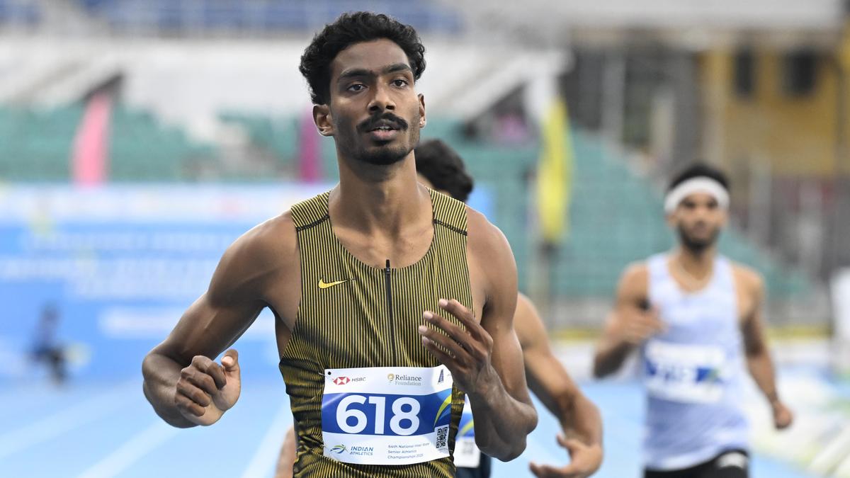 Copa da Federação 2026: Vishal TK quebra o próprio recorde nacional dos 400m