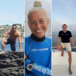 Muriel Oddenino, Federico Gualtieri, Monica Montefalcone, Gialunca Benedetti e Giorgia Sommacal. - Facebook/Universidade de Gênova/Albatros Top Boat/Instagram
