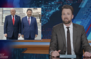 Daily Show critica brutalmente a reunião de Trump com Xi Jinping Daily Show critica brutalmente a reunião de Trump com Xi Jinping