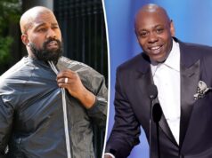 Dave Chappelle zomba hilariamente do convidado surpresa Kanye no palco do show de comédia de Los Angeles Dave Chappelle zomba hilariamente do convidado surpresa Kanye no palco do show de comédia de Los Angeles