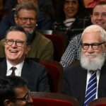 David Letterman dispensa Stephen Colbert de 'The Late Show' em grande estilo - destruindo propriedade da CBS