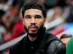 Decisão de Jayson Tatum tomada horas antes do jogo 7 do Celtics-76ers Jayson Tatum #0 of the Boston Celtics.