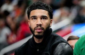 Decisão de Jayson Tatum tomada horas antes do jogo 7 do Celtics-76ers Jayson Tatum #0 of the Boston Celtics.