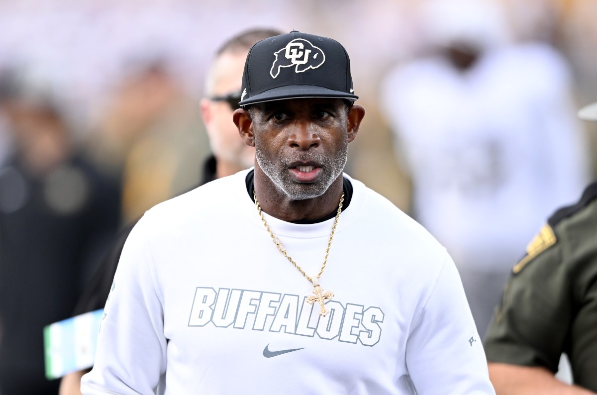 Colorado Buffaloes head coach Deion Sanders