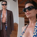 Deixe para Lisa Rinna usar uma gravata como top