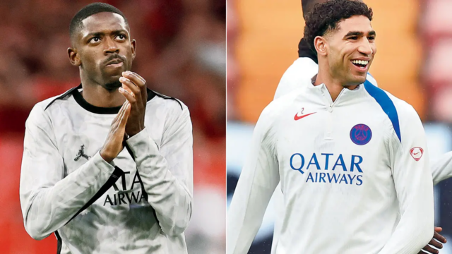 Dembele e Hakimi voltam aos treinos do PSG antes da Dembele e Hakimi voltam aos treinos do PSG antes da final da UCL