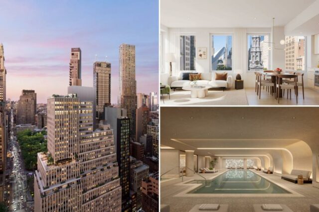 Dentro do mais novo edifício residencial de luxo de Nova York - com quase 800 apartamentos, um cinema e uma piscina na cobertura
