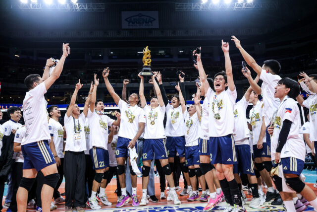 Depois de chegar ao final da temporada do UAAP, Obed Obed Mukaba NU Bulldogs campeões vs FEU Tamaraws UAAP Temporada 88 finais de vôlei masculino
