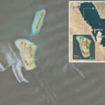 Derramamento de óleo descoberto no centro central do Irã na Ilha Kharg, mostram fotos de satélite