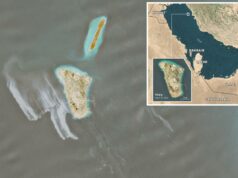 Derramamento de óleo descoberto no centro central do Irã na Ilha Kharg, mostram fotos de satélite Derramamento de óleo descoberto no centro central do Irã na Ilha Kharg, mostram fotos de satélite