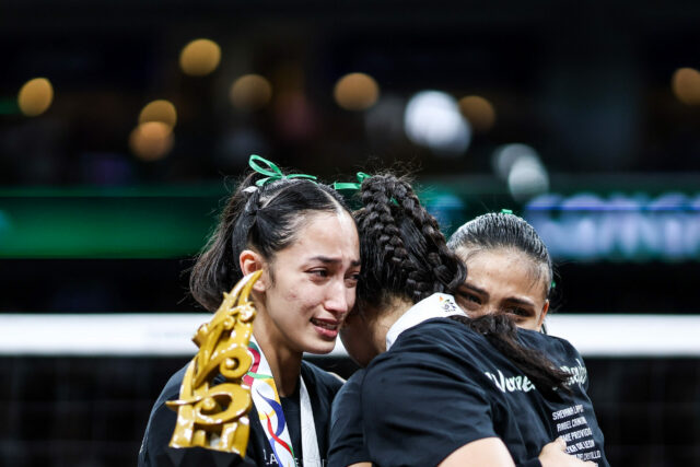 Amie Provido, Angel Canino, Shevana Laput La Salle Finais UAAP
