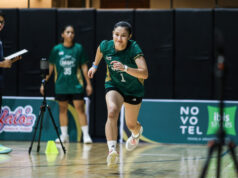 Detdet Pepito dá as boas-vindas ao desafio da vida fora da UST antes do PVL Draft Aspirante Detdet Pepito durante o PVL Draft Combine Dia 1.