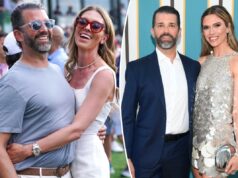 Donald Trump Jr. e Bettina Anderson vistos em um encontro romântico após adiar a data do casamento Donald Trump Jr. e Bettina Anderson vistos em um encontro romântico após adiar a data do casamento