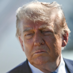 Donald Trump speaks to reporters before boarding Air Force One at Joint Base Andrews, Maryland on May 20, 2026.