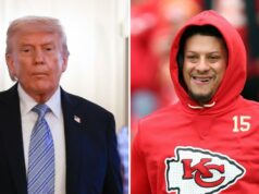 Donald Trump pergunta aos proprietários de churrasco em Kansas City sobre a saúde do QB Patrick Mahomes Donald Trump pergunta aos proprietários de churrasco em Kansas City sobre a saúde do QB Patrick Mahomes