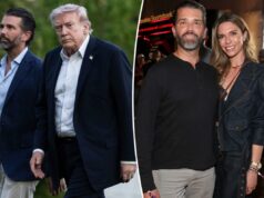 Donald Trump revela por que está faltando ao casamento do filho Donald Trump Jr. com Bettina Anderson Donald Trump revela por que está faltando ao casamento do filho Donald Trump Jr. com Bettina Anderson