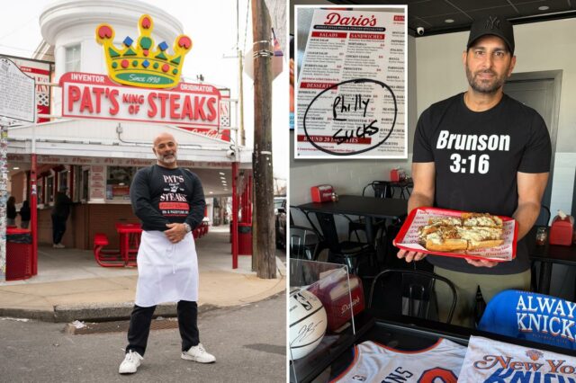 Dono do restaurante que criou o cheesesteak Philly vai cozinhar na pizzaria de Long Island com equipamento dos Knicks após perder aposta
