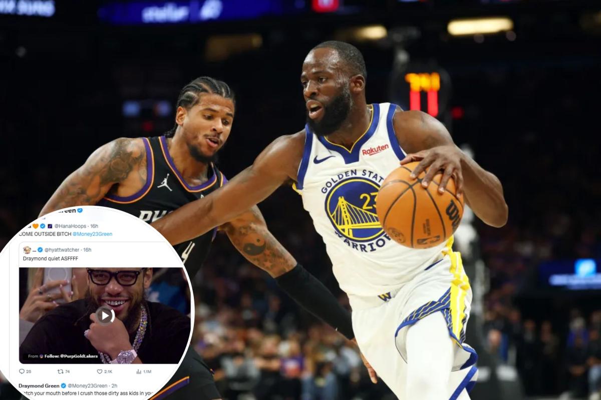 Draymond Green ameaça torcedor do Knicks com postagem de ‘crianças arrasadoras’ enquanto a estrela do Warriors continua brigando com a base de fãs