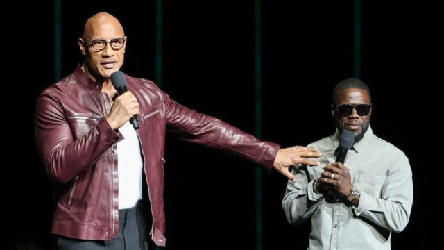 Dwayne Johnson dá um assado atrevido de Kevin Hart na Netflix e bate em sua esposa: ela merece 'um Oscar por fingir que gosta de foder com você' 
