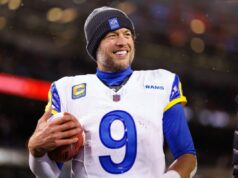 É difícil encontrar muita coisa errada com os Rams antes de 2026 Matthew Stafford #9 of the Los Angeles Rams