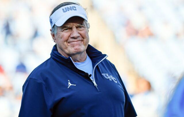 North Carolina head coach Bill Belichick