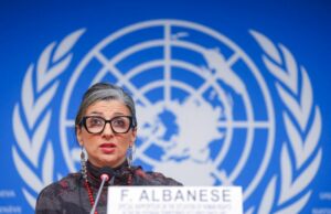 EUA colocam Albanese, especialista da ONU, de volta na lista de indivíduos sancionados, mostra site do Tesouro EUA colocam Albanese, especialista da ONU, de volta na lista de indivíduos sancionados, mostra site do Tesouro